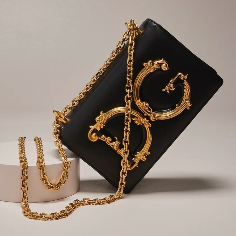 Dolce & Gabanna Logo Leather Cross Body Bag - Picture 3 of 16